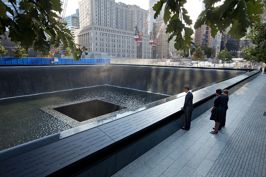 Presidents at the 9.11 Memorial