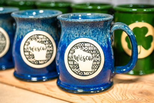 Wisconsin moo mug by Liz Babicky