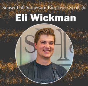 Eli Wickman, a potter at Sunset Hill Stoneware