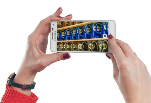 Horizontal phone graphic