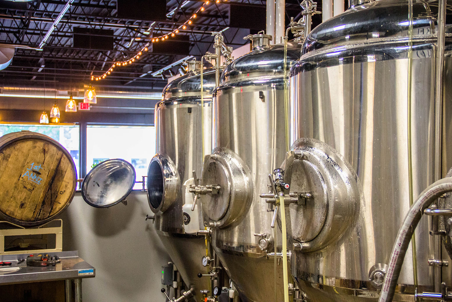 Fermenting Tanks at Barrel 41 Brewing Company