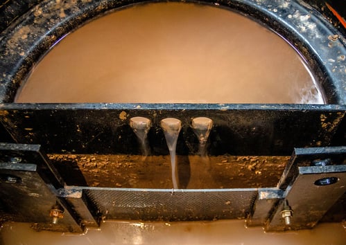 Water before treatment at Sunset Hill Stoneware