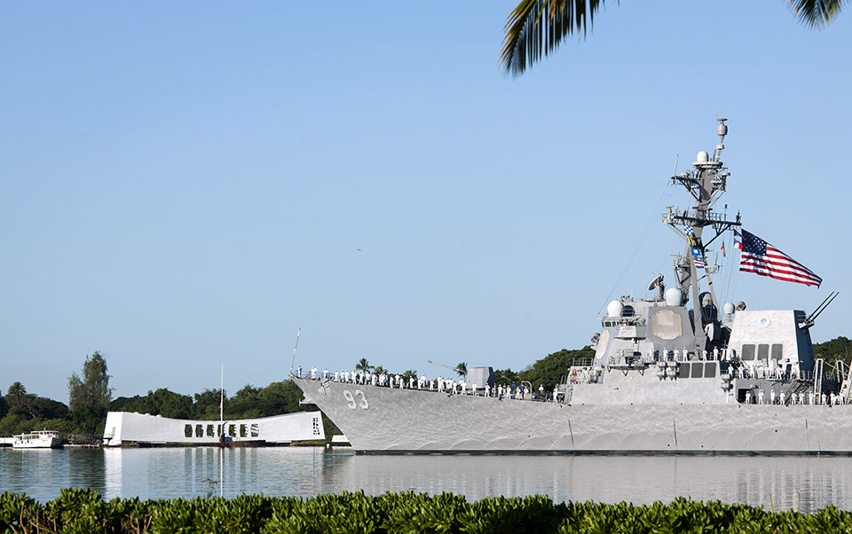 73rd anniversary Pearl Harbor Day commemoration ceremony