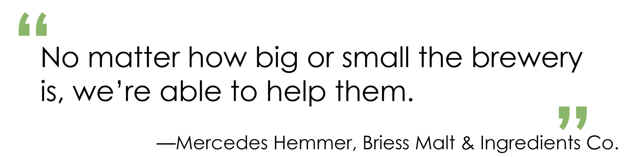 Pull Quote Briess