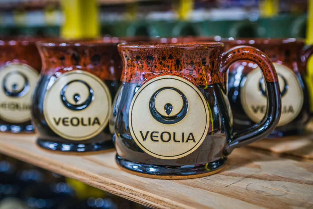 Corporate logo mugs